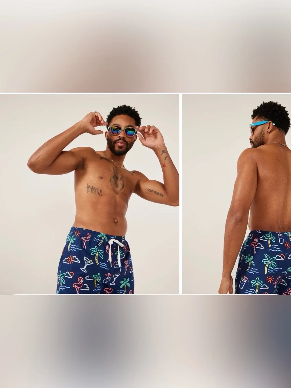 CHUBBIES THE NEON LIGHTS SHORTS- ADULT medium